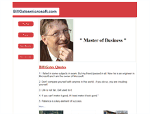Tablet Screenshot of billgatesmicrosoft.com